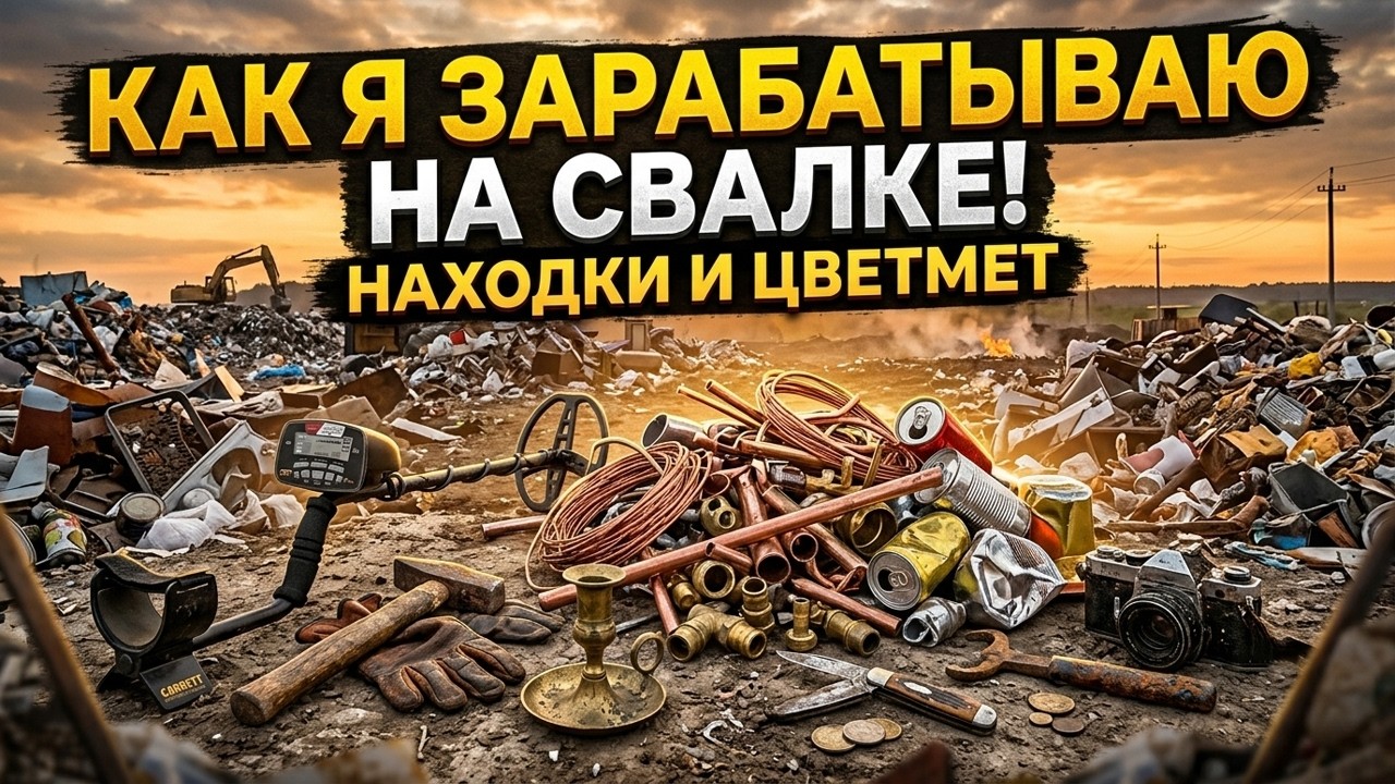 Один день на свалке: От мусора до реальных денег
