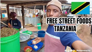 FREE!!! AFRICAN STREET FOOD || Inside Nyegezi  Market #mwanza  TANZANIA