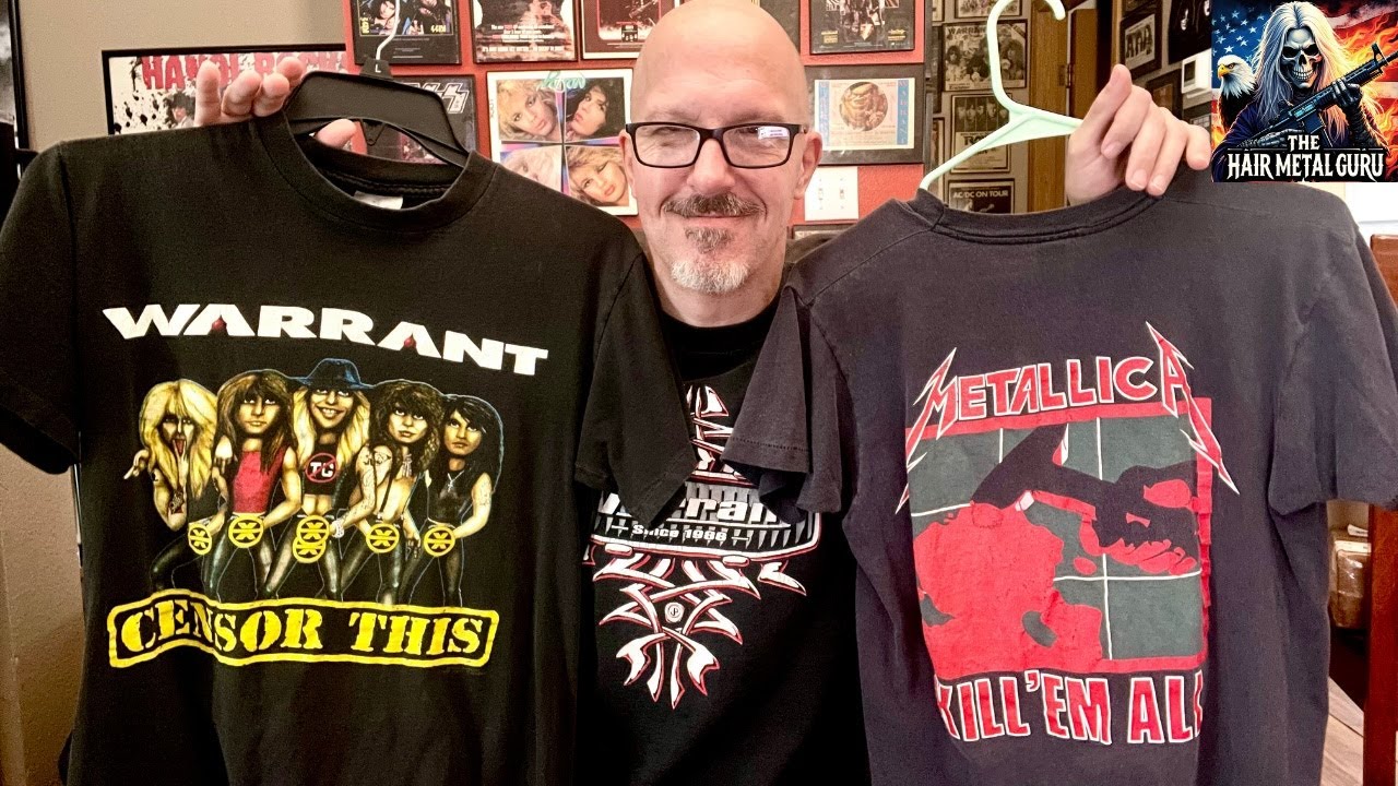 My Rock Shirt Collection! 96 Shirts! SOME VERY RARE!