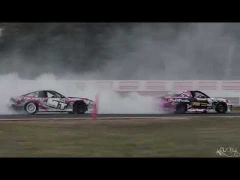 Formula Drift Canada World 2015 - Marc Landreville Leading Miro Ovcharik