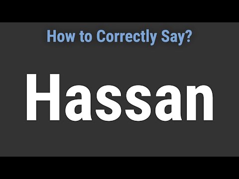 How to Pronounce Name Hassan (Correctly!)