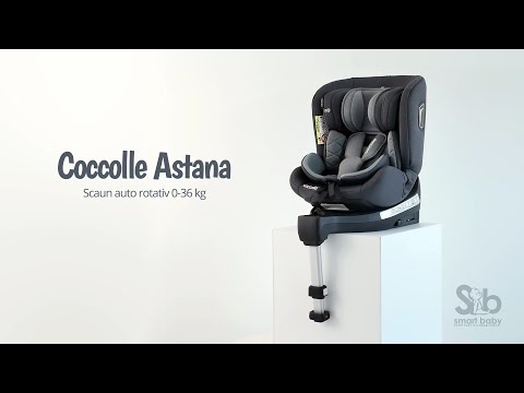 Scaun Auto Copii, Rotativ cu Isofix Coccolle Astana, 0-36 Kg - Albastru
