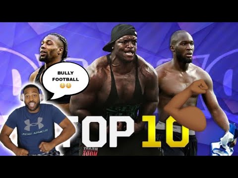 NBA FAN REACT TO.......Top 10 Strongest Players in Football 2020(BULLY FOOTBALL)