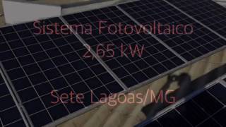 Sistema Fotovoltaico AMonica - 2,65 kWp / Sete Lagoas MG