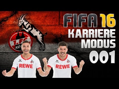 FIFA 16 Karrieremodus Part 1 [Willkommen beim 1. FC Köln!] Let's Play FIFA 16