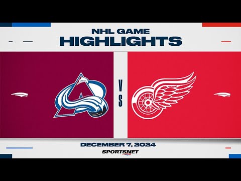 NHL Highlights | Avalanche vs. Red Wings - December 7, 2024