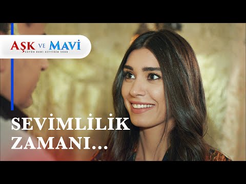 Mavi'den en tatlı özür dileme şekli ❤... - Aşk ve Mavi 35. Bölüm