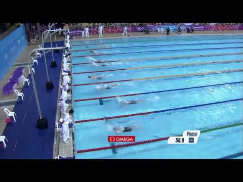 Women's 100m Butterfly Swimming Final - Singapore 2010 Youth Games