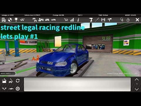 Street legal racing redline letsplay #1 [first car plus TURBOCHARGER??]