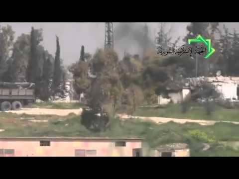 تمشيط المستودعات في ريف حلب بعد السيطرة علهيا من قبل حركة أحرار الشام الإسلامية