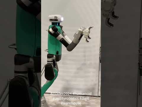 Agility Robotics 2024 Modex warehousing demo with Digit humanoid
