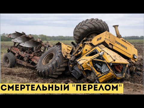 Как трактор-гигант К-700 складывался пополам, хороня тракториста?