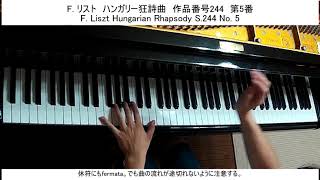 Download lagu F. リスト　ハンガリー狂詩曲　第5番/F. Liszt Hungarian Rhapsodies No. 5 mp3