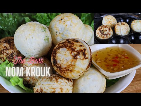 KANOM KROK RECIPE | KHMER NOM KROUK | MUST Try | Nostalgic Childhood Snack របៀបធ្វើនំគ្រួកឆ្ងាញ់