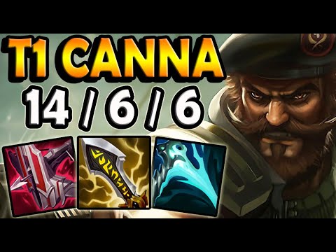 Gangplank TOP vs Camille [ T1 Canna ] Patch 11.1 Ranked Korea ✅