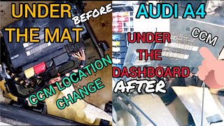 How To Remove Audi a4 Comfort Control Model CCM