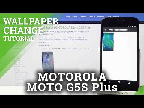 Discover Available Wallpapers in Motorola Moto G5s Plus