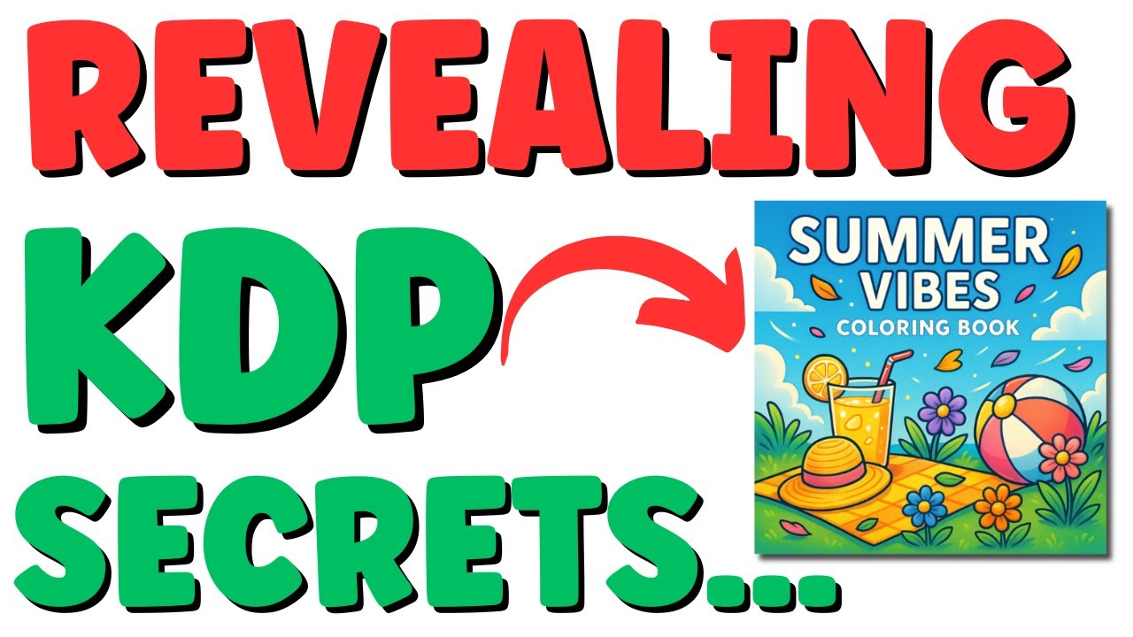 The SECRET to Selling A.I Coloring Books on Amazon KDP...