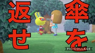傘を盗まれた件について【あつまれどうぶつの森】＃２