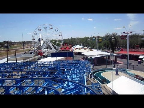 Front row point of view footage of Cyclone