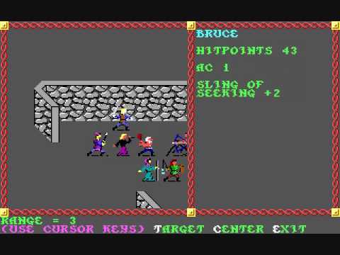 AD&D Pool of Radiance Combat Scene - Driders