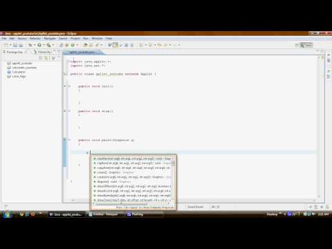 Java Applet Programming Tutorials