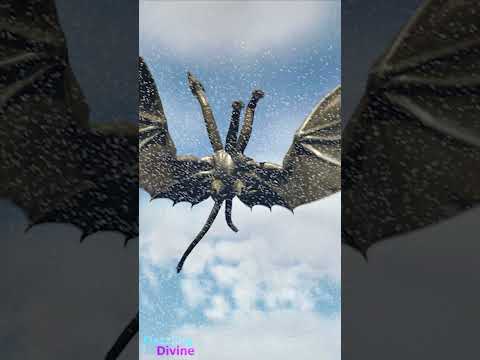 Ghidorah Takes Godzilla Home #Godzilla #KingGhidorah #DazzlingDivine