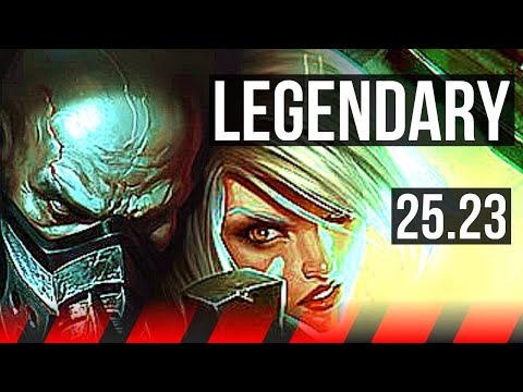 URGOT vs RIVEN (TOP) | 12/1/5, 1700+ games, Legendary | KR Master | 25.23