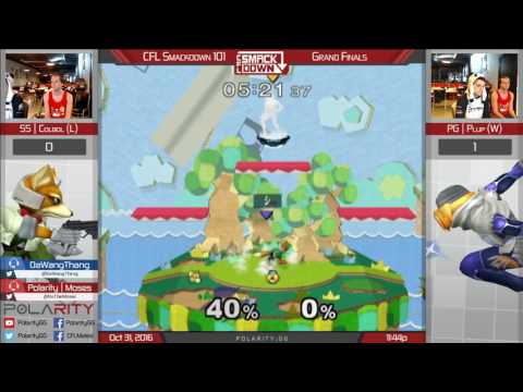 CFL Smackdown 101 Melee - PG Plup (Sheik) vs SS Colbol (Fox) - Grand Finals