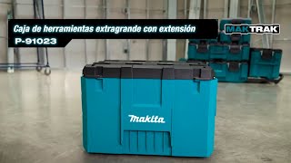 Makita Maktrak -Caja de herramientas extragrande con extensión anuncio