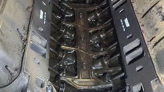 changing the plenum gasket on a dodge 5.2 magnum engine.
