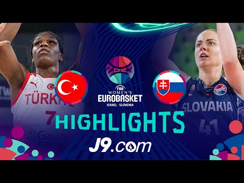 Turkey 🇹🇷 vs Slovakia 🇸🇰 | J9 Highlights | FIBA #EuroBasketWomen 2023