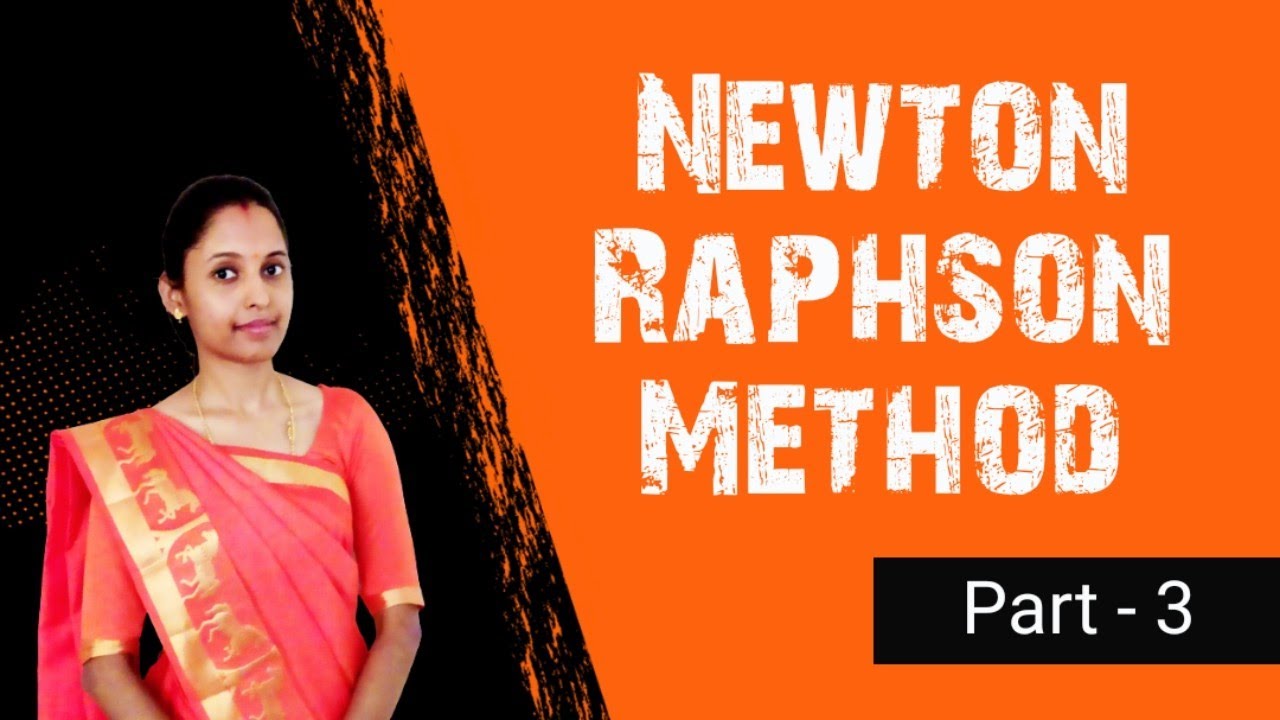 Numerical Analysis/ Newton Raphson Method/ Part 3/ Vidhya Deepak_VD/ Math with VD..!!!