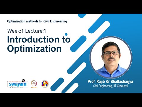 Optimization methods for Civil engineering Intro Video