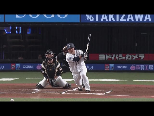 【1回裏】ライオンズ・中村 タイムリーヒットを放つ!! 2021/9/15 L-F