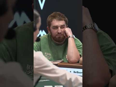 Cooman не понял, что собрал стрит #betboompoker #UltimateGG #dota2 #poker #cooman