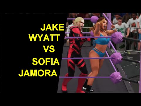 GLOW 1985 - Sofia Jamora vs Jake Wyatt - Knockout Match