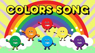 Rainbow Colors Song with Dylan and Lazer | Kids Nursery Rhymes Learn Colors Teach Colours