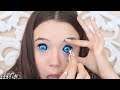 Putting In 4 (HUGE) Sclera Color Contacts For The First Time (Tips For You Too!) ... Fiona Frills