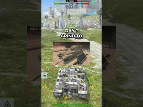 Day ? grind to FV215b || Subscribe to see more my journey! #shorts #gaming #wotb #worldoftanksblitz