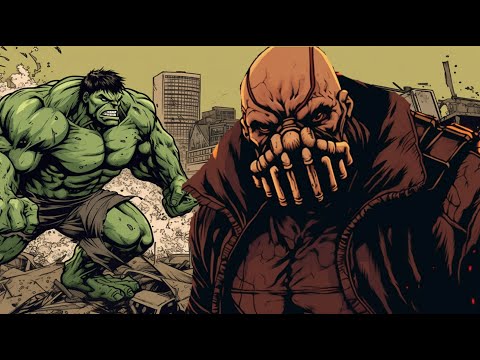 Bane vs Hulk: Titans Collide