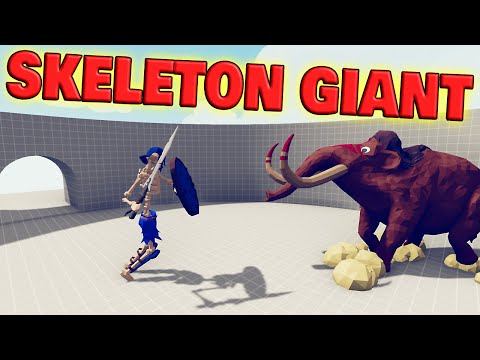 NEW SECRET UNIT! SKELETON GIANT vs Every Faction - TABS Unit Creator Update