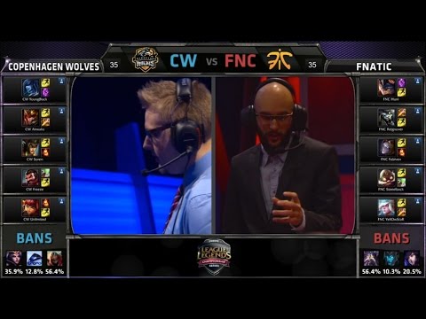 LCS CW vs FNC Game 1 Highlights EU LCS Spring 2015