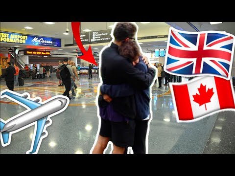 SURPRISING MY LONG DISTANCE BOYFRIEND! Internet relationships meeting for the first time!