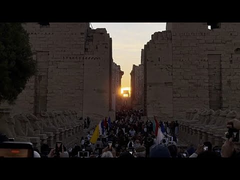 Egito: solstício de inverno alinha o nascer do sol com o Templo de Karnak em Luxor