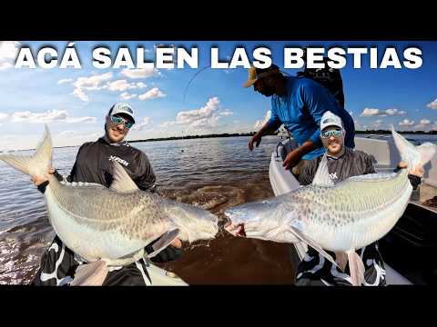 PESCA DE PATIES GIGANTES 🔥 ACÁ SALEN LAS BESTIAS ‼️ VILLA CONSTITUCIÓN 🎣 PESCA CON SEGUIDORES 🙌🏽