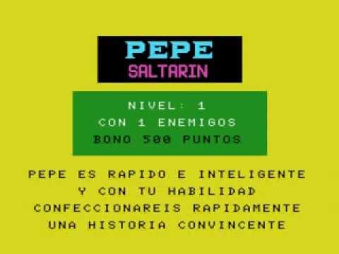 Pepe Saltarín (1986, MSX, Genesis Soft, A.G.D.)