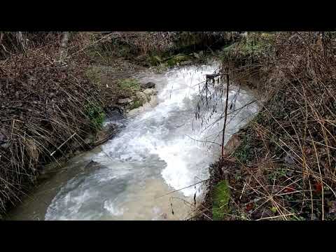 Pommerbach zwischen Illerich und Hambuch im Winter