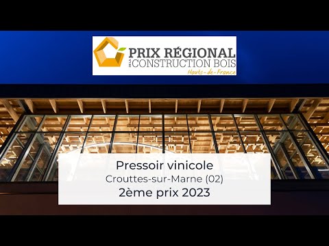 2ème prix : « Pressoir vinicole » – Prix Régional Construction Bois 2023