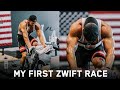My First Zwift Race | Run, Cycle & Lift In A Day